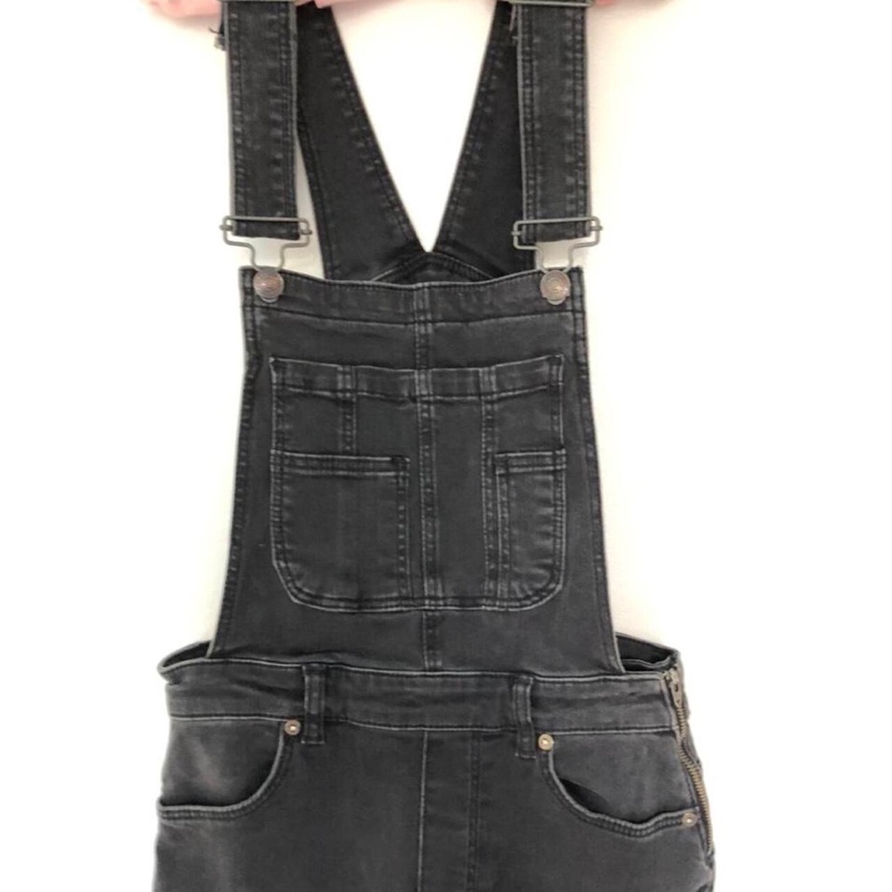 Free People denim overalls